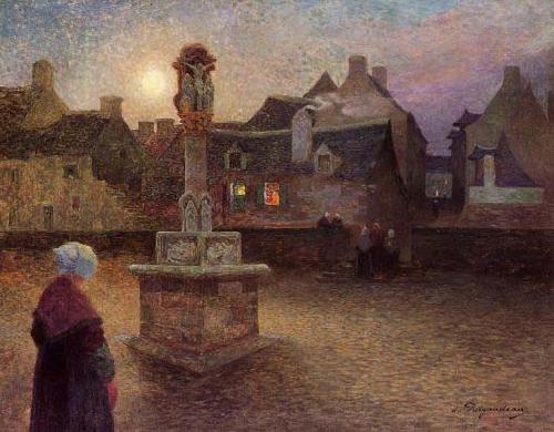 unknow artist The Wayside Cross at Rochefort-en-Terre